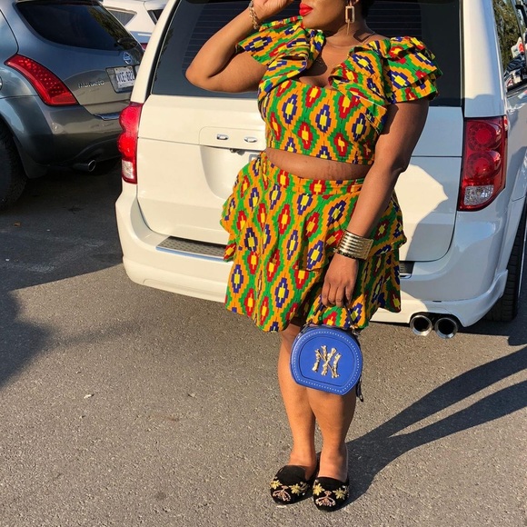 Women’s Crop Top & Mini Skirt Set - Picture 1 of 13